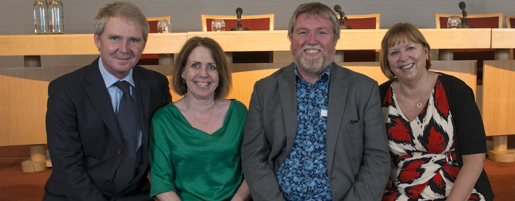WSI launch 2014 – Professors Shadbolt, Carr, Halford, Hall